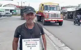 Hombre de Santo Tomás-Chontales solicita ayuda para comprar una caja de lustra y su prótesis