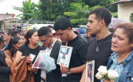 Despidieron pobladores de Santo Tomás a los fallecidos del violento accidente ocurrido en Acoyapa
