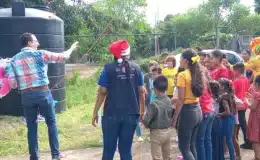 Niñas y niños del Centro Teletón Juigalpa participaron en su fiesta de despedida