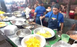 Buenas ventas esperan comerciantes de alimentos instalados en los alrededores del Parque de Acoyapa