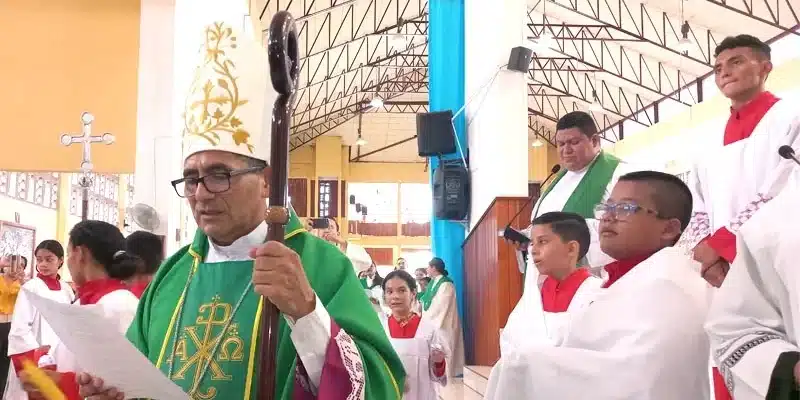 Obispo de Juigalpa insta a los fieles católicos a acercase a Jesús con sencillez