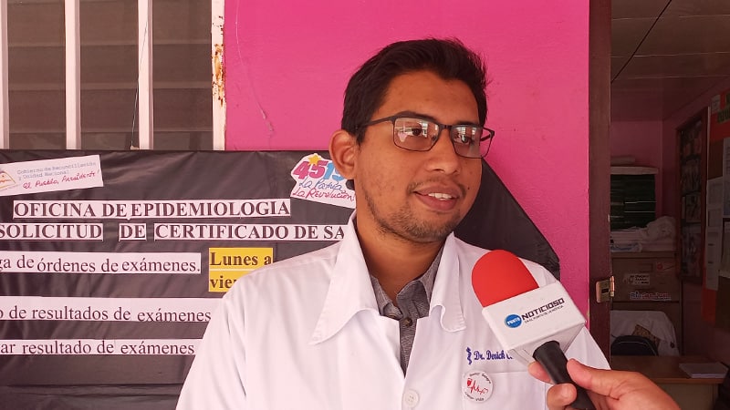 Doctor Erick Castillo Rosales, director del Epidemiología del Minsa-Juigalpa. 