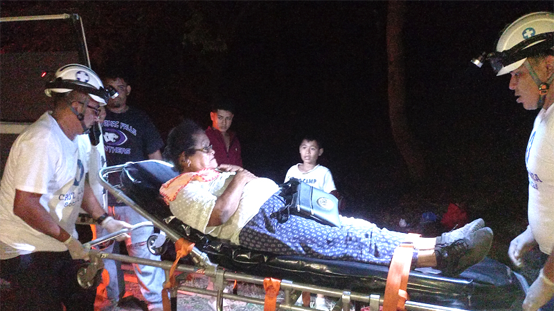 Traslado de lesionados al Hospital de Juigalpa. 
