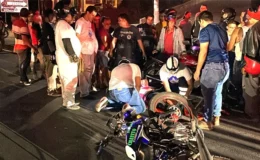 Motociclista resultó lesionado en Juigalpa al estrellarse en un taxi que irrespetó la señal de alto