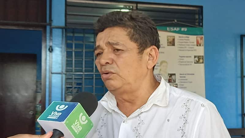Licenciado Arístides Gómez Machado, secretario político del FSLN en Chontales. 
