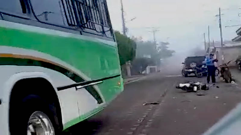 Bus de transporte colectivo que atiende la ruta Juigalpa-Nueva Guinea. 