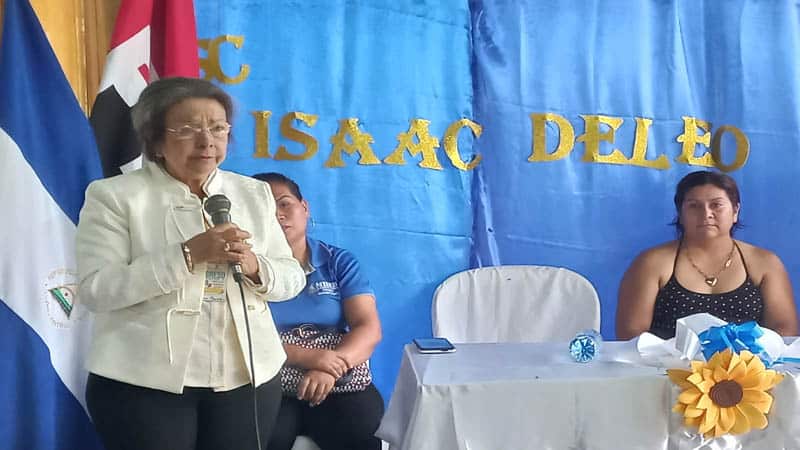 Licenciada María Estelvina Báez, alcaldesa de Juigalpa.