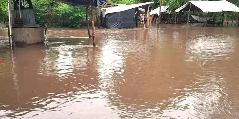 Se reportan 100 casas anegadas en diferentes comunidades de San Lorenzo-Boaco