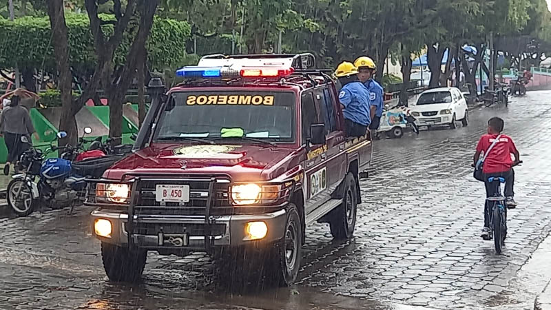 Bomberos Unidos participan en el Ejercicio Nacional. 