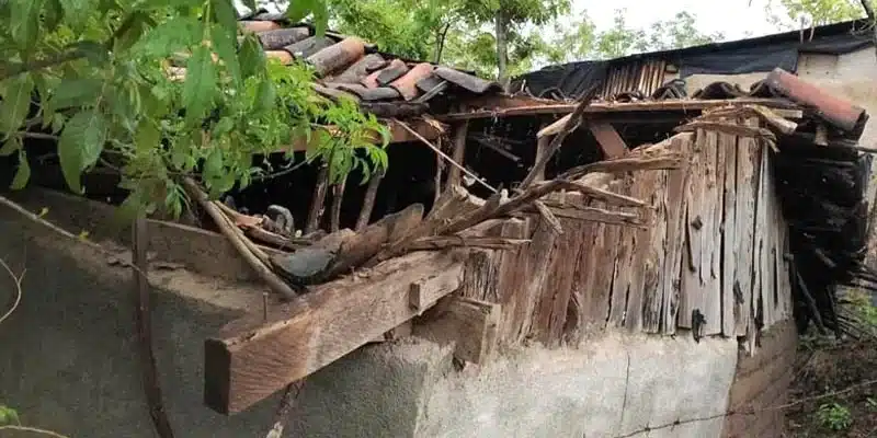 Lluvias afectan 5 viviendas en Somoto y en San Fernando un árbol interrumpió la circulación vehicular