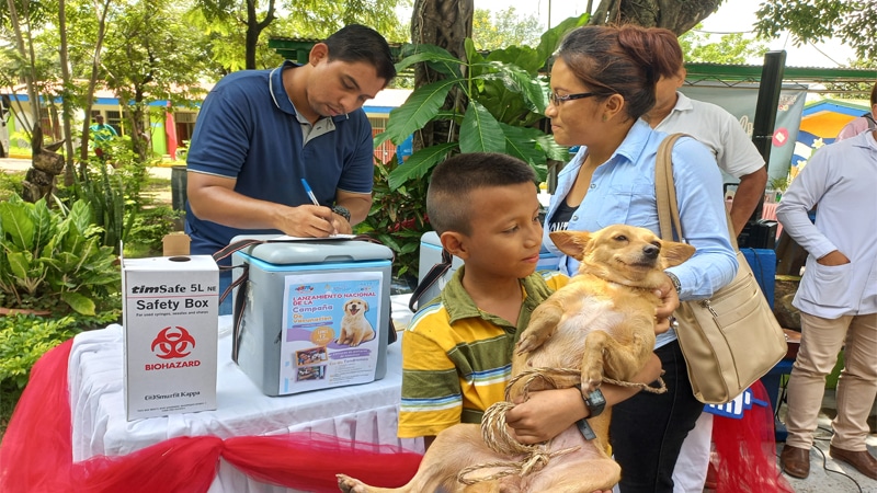 Campaña de Vacunación Canina en Juigalpa. 