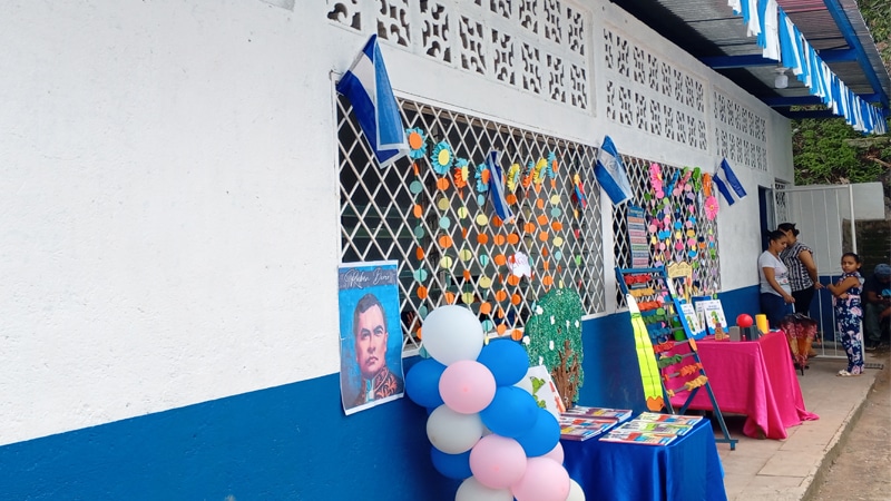 Escuela Leyden, ubicada en el barrio Nuevo Amanecer de Juigalpa. 