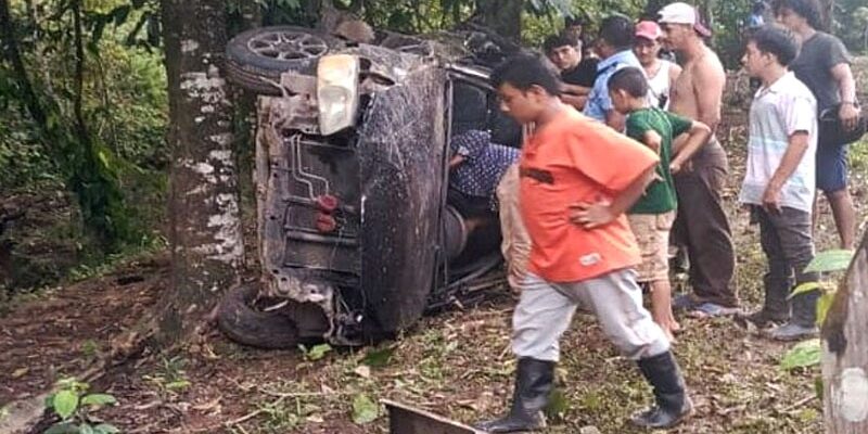 Abuela y sus dos nietos murieron en un terrible accidente de tránsito ocurrido camino a Siuna