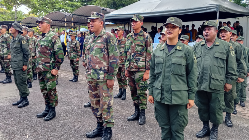 Tropas del V Comando Militar-Foto Punto Noticioso. 