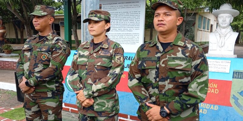 Quinto comando celebró el 45 aniversario de fundación del Ejército de Nicaragua