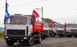 Entregó Belarús el primer lote de camiones a la alcaldía de Managua