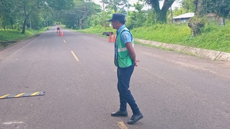 Policía de Chontales trabajan en la prevención de los accidentes de tránsito y su peligrosidad. 