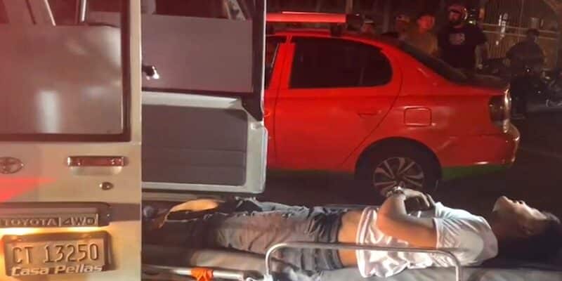 Colisión dejó un lesionado y daños materiales en los vehículos involucrados