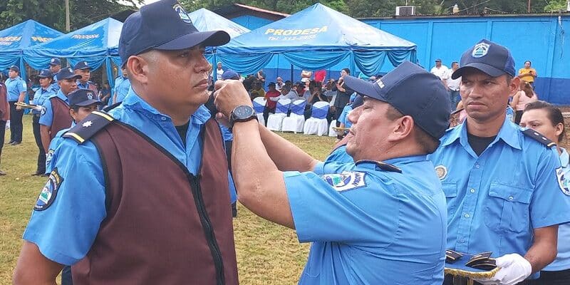 Ascendieron en grados a 97 oficiales de la Policía y del Ministerio del Interior de Chontales