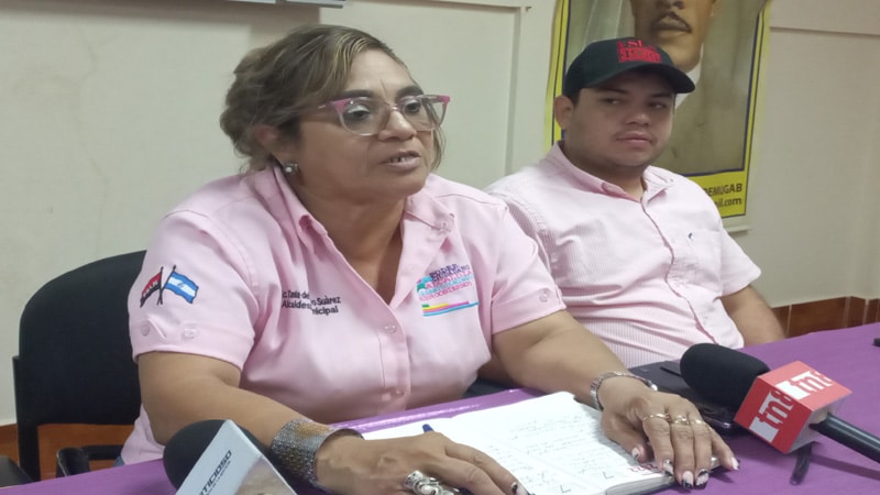 Alcaldesa de Santo Domingo-Chontales, licenciada Tania Suárez. 