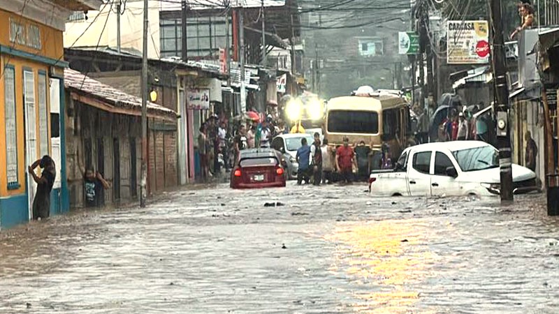 Lluvias provocaron en Matagalpa inundaron calles y viviendas