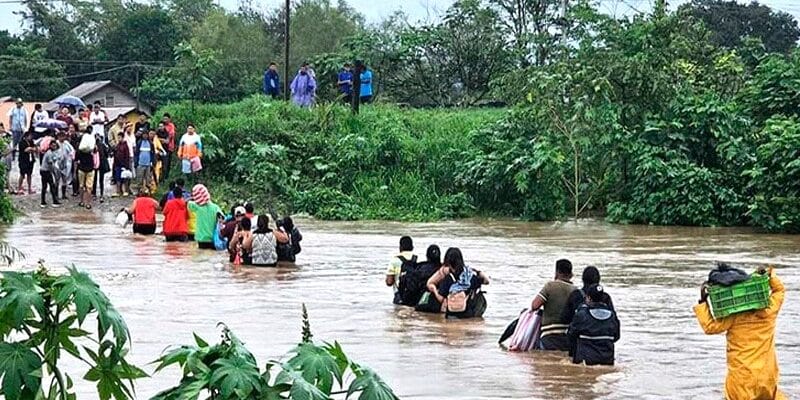 Tormenta Sara dejó incomunicados los del Progreso, en Yoro-Honduras