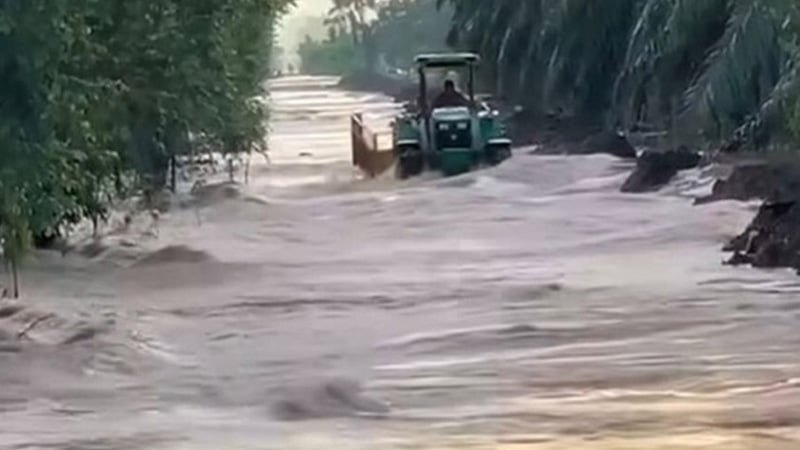 Afectaciones en El Progreso por las lluvias causadas por la Tormenta Sara-Fotos la Tribuna.