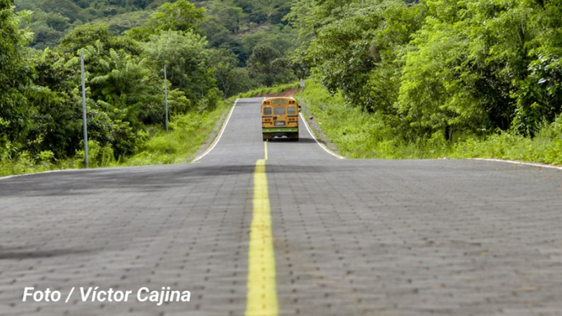 Ya fue inaugurada la carretera La LIbertad-Cuapa-Fotos cortesía del 19 Digital. 