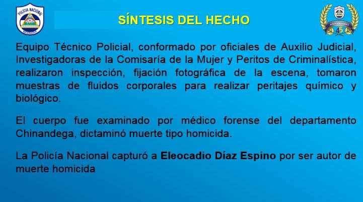 Resumen de las investigaciones desarrolladas por instructoras de la comisaria de la mujer. 