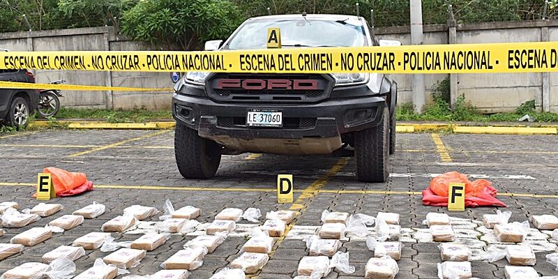 Policía incautó 133 kilos de cocaína en Chinandega