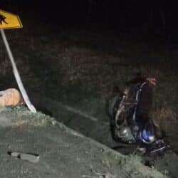 Erick Guadalupe, es el motociclista que perdió la vida sobre la carretera Acoyapa-San Carlos