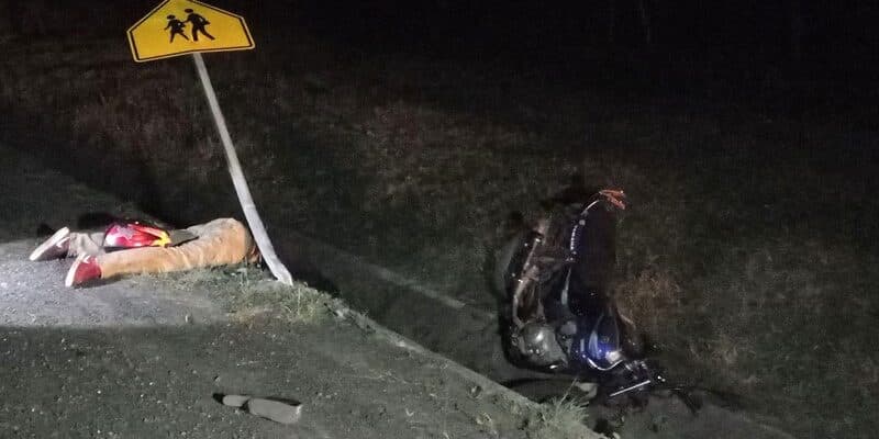 Erick Guadalupe, es el motociclista que perdió la vida sobre la carretera Acoyapa-San Carlos