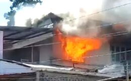 Incendio provocó cuantiosos daños en una vivienda situada en la zona de comercio de San Carlos