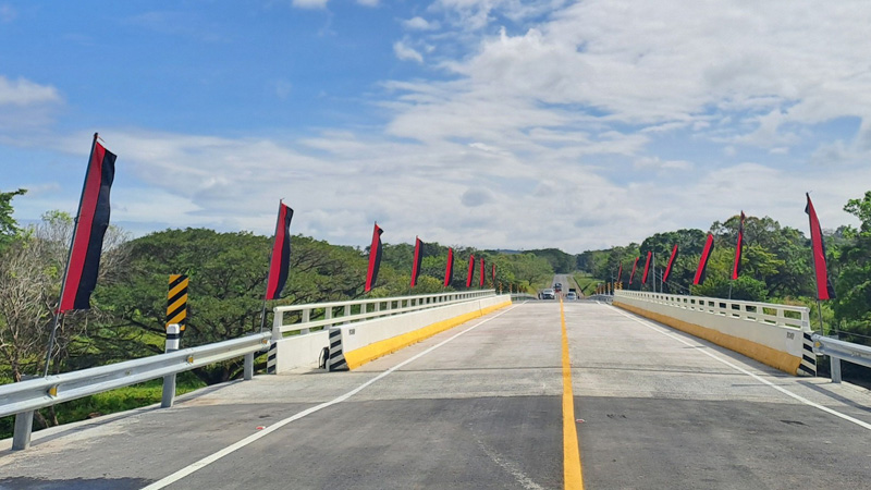 El nuevo Puente El Diamante-Fotos cortesía alcaldía de Acoyapa-Chontales. 