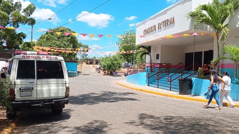 Instalaciones el Hospital Escuela de Juigalpa "Camilo Ortega Saavedra". 