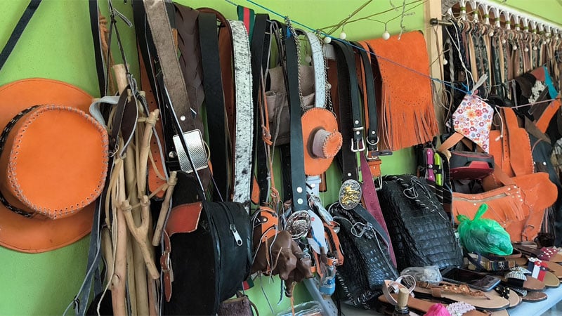 Artesanía lista para su venta.