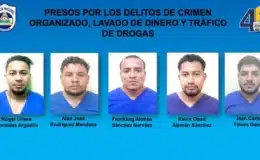 Policías de León y Managua coordinaron una operación que dejó 05 capturados, se incautó 640 kilos de cocaína y dinero en efectivo