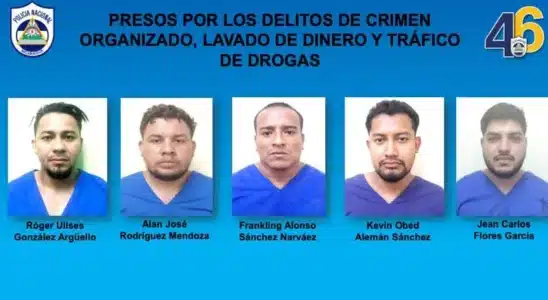 Policías de León y Managua coordinaron una operación que dejó 05 capturados, se incautó 640 kilos de cocaína y dinero en efectivo