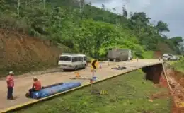 Cuadrilla del Fomav restableció la circulación vehicular sobre la carretera Bluefields-Nueva Guinea
