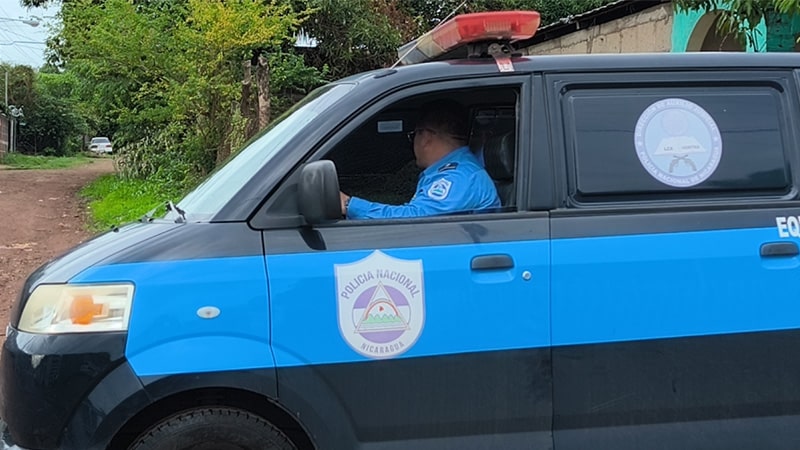 Patrulla de la Policía de Tránsito Chontales.