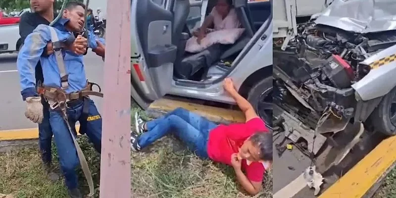 Murió Rafael Enrique luego de ser arrollado por un taxi al momento que cumplía con su jornada laboral