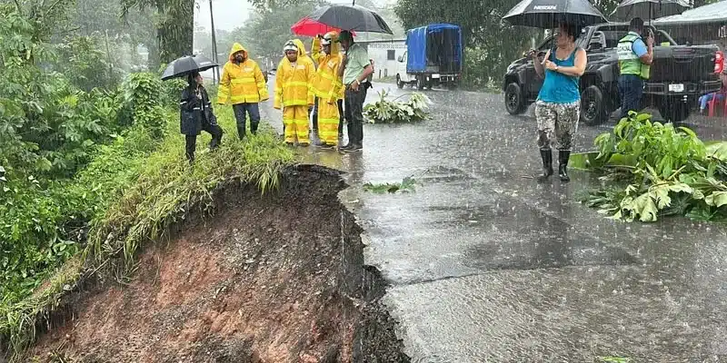 Lluvias del fin de semana afectaron varios municipios del Caribe Sur, entre ellos, ciudad Rama