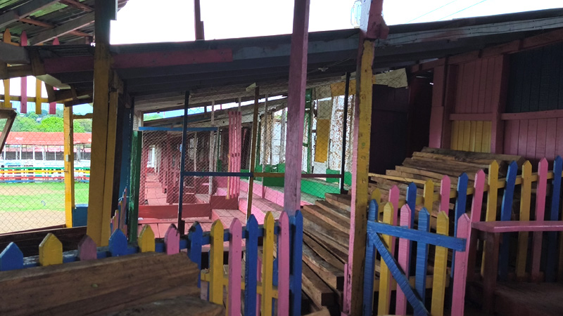 Palco principal de la barrera municipal de Juigalpa.