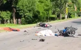 Accidente mañanero dejó dos personas fallecidas y una mujer lesionada