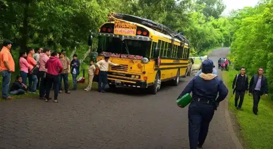 Delincuentes asaltan bus de transporte colectivo y se llevaron 60 mil córdobas en efectivo, más las pertenencias de los pasajeros
