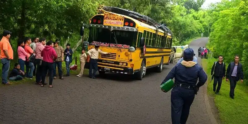 Delincuentes asaltan bus de transporte colectivo y se llevaron 60 mil córdobas en efectivo, más las pertenencias de los pasajeros