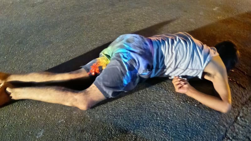 El profesor Francisco Aragón Pichardo, atropellado por una buseta.