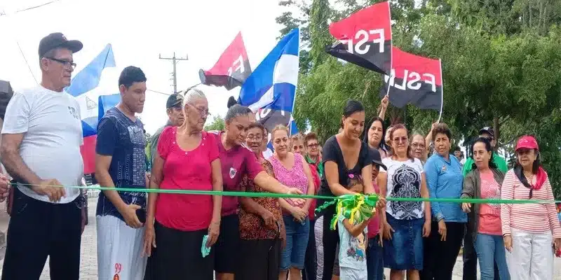 En saludo al 46/19 se inauguró el adoquinado de calles en 04 barrios de Juigalpa