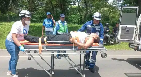 Bolo intentó cruzarse la carretera Santos Martínez y un bus de transporte colectivo lo atropelló