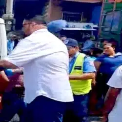 Lesna que llevaba en su mochila se le ensartó accidentalmente a Misael Flores